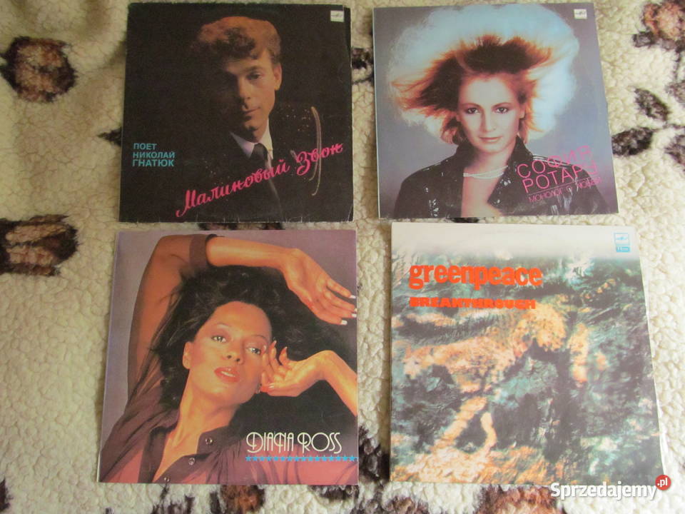 Płyty winylowe ZSRR nowe zestaw 5 płyt rock Lublin