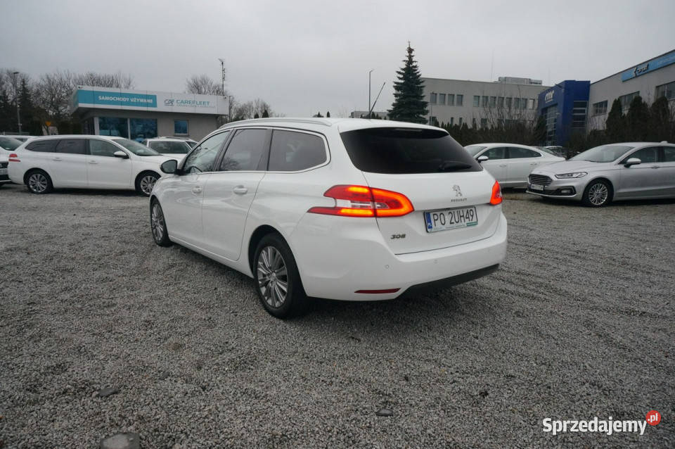 Peugeot 308 15 BlueHDi130 Allure Pack Salon Fvat asystent pasa ruchu Motoryzacja wielkopolskie Poznań