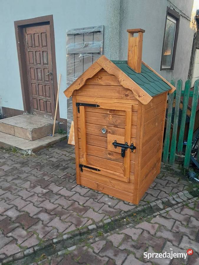 Wedzarka Wędzarnie drewniane duza świętokrzyskie Wąchock