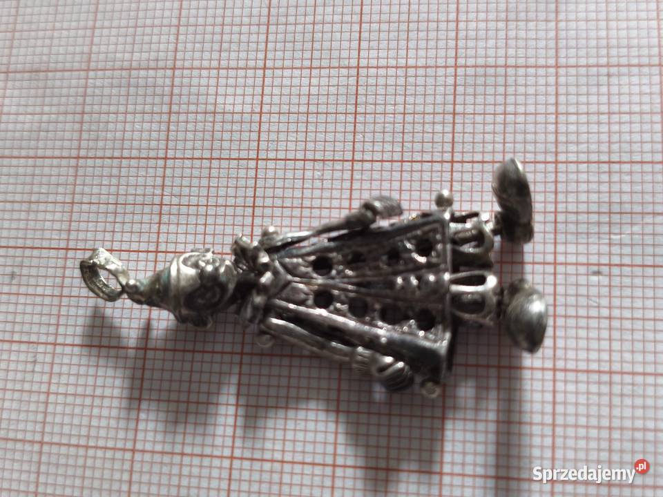 Wisiorek Pajacyk Srebro Vintage srebro podlaskie Białystok