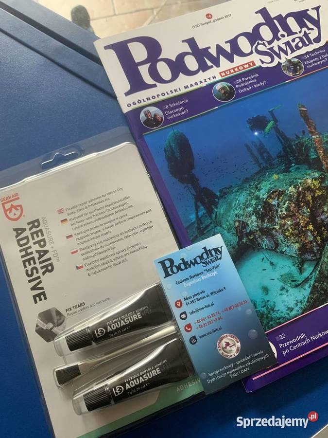 Klej Aquasure silikonowy stosowany do nurkowania śląskie Bytom