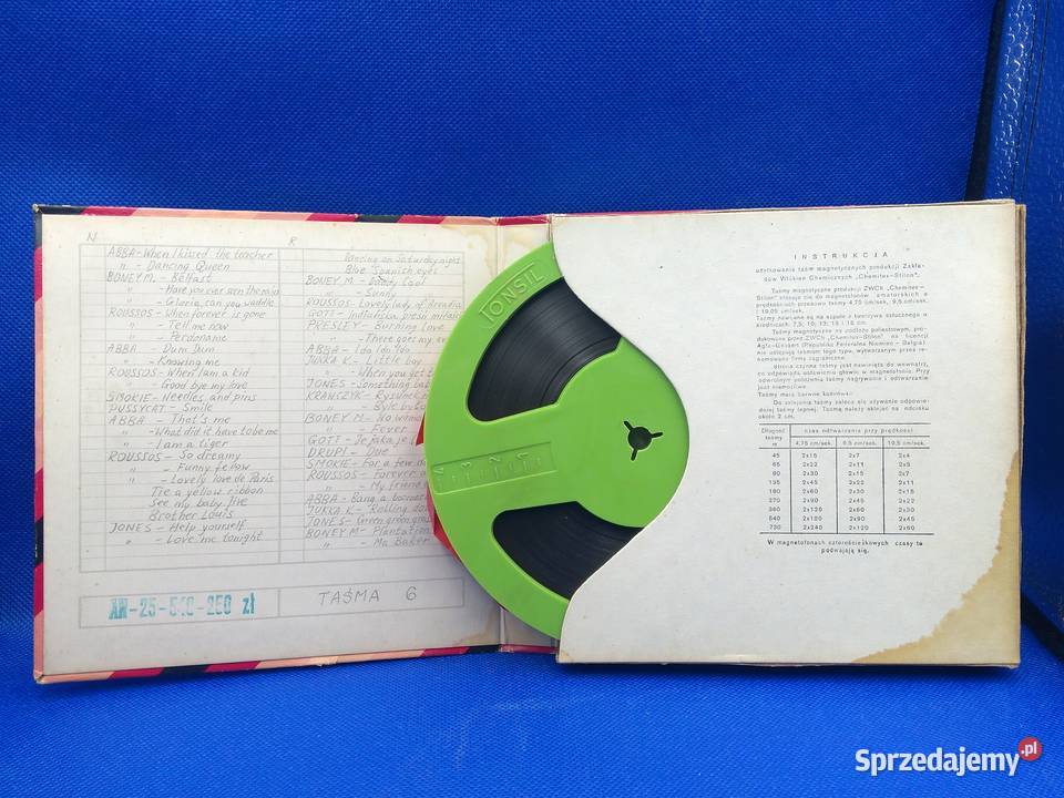Taśmy szpulowe magnetofonowe do magnetofonów Warszawa