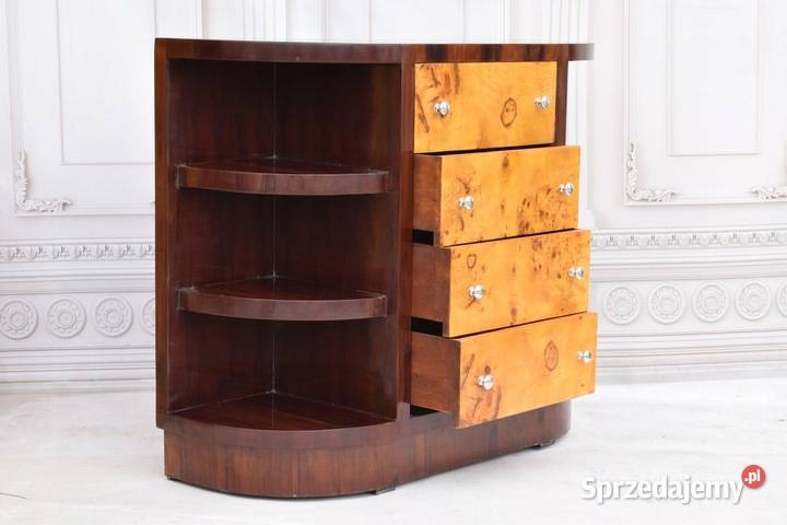 Komoda Regał Styl Art Deco Szafka 4 Szuflady Kraków