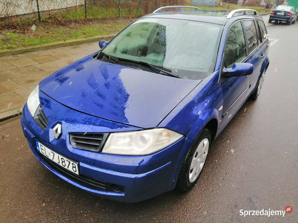 Reno Megane II Lift 2007 Rok! 1.4 GAZ Sek. Klima Ważne opłat Łódź