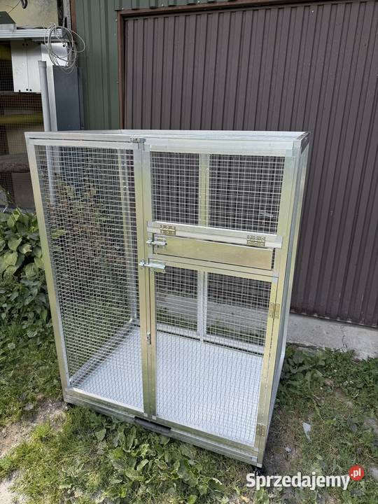 Klatkawoliera aluminiowa ptaków