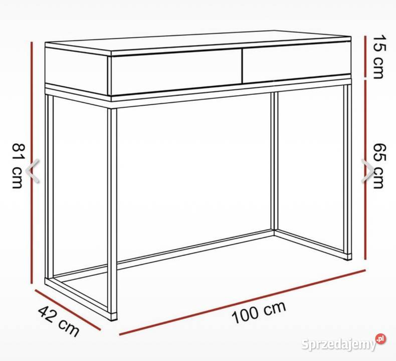 Toaletka glamour nowoczesna push open lubelskie