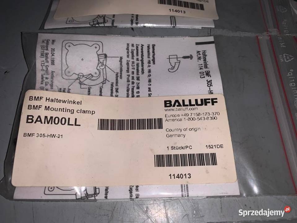 Balluff BMF 305HW21 Kątownik mocujący x10 Warszawa