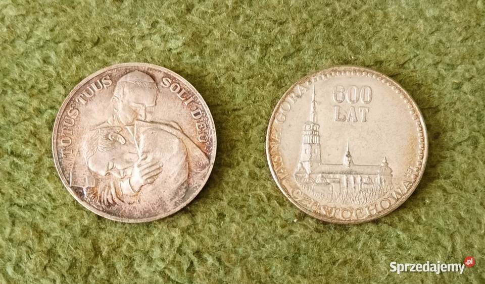 Medale Jan Paweł II Klasztor 600 lat Jasnej Góry Katowice