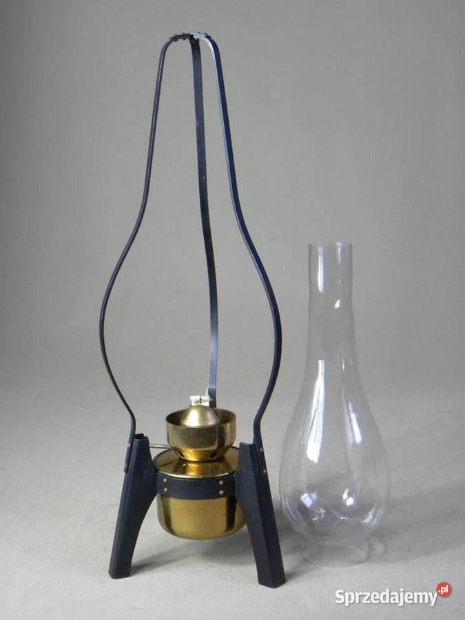 Lampa naftowa na trójnogu lampka Legnica