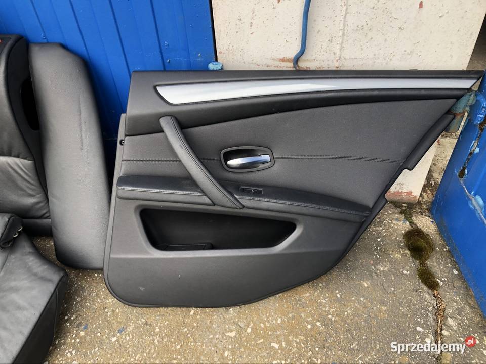 BMW E61 LCI wnętrze skóra fotele kanapa boczki Rok produkcji 2008 Chojnice