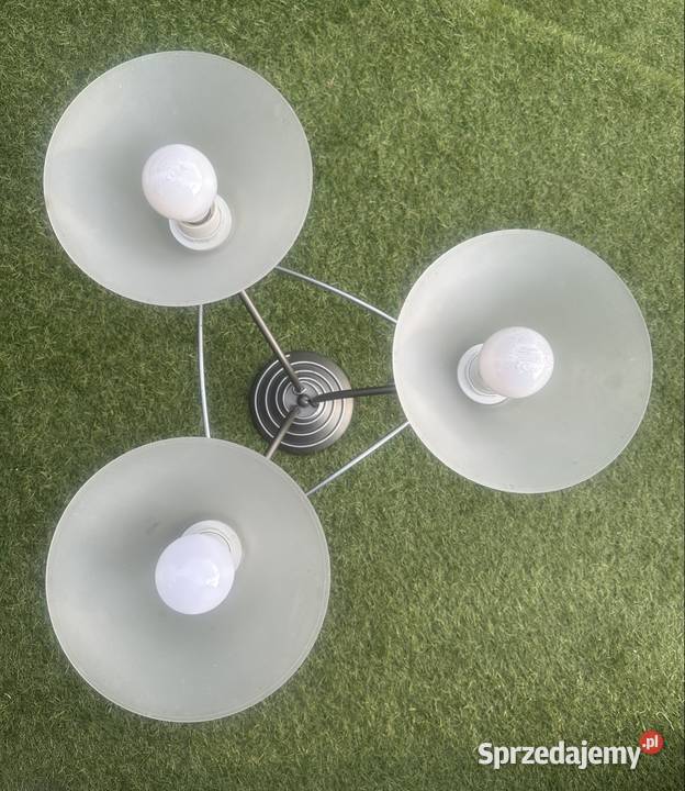 Lampa sufitowa 3punktowa z kloszami matowymi wielkopolskie Bogdanowo