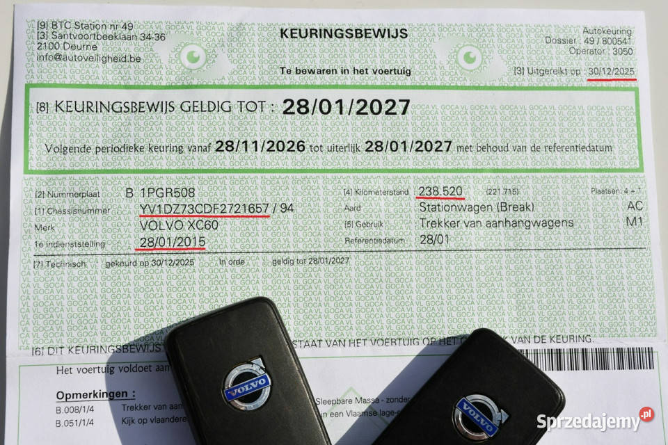 Volvo XC 60 20D4 SUMMUM Automat Xenon LED Skóra ABS lubelskie Hrubieszów