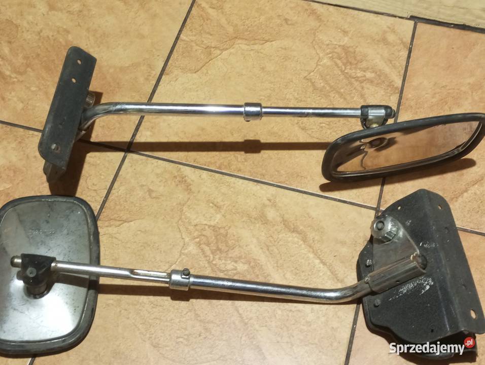 Duże lusterka zewnętrzneprzyczepa kemping Nowa Sól