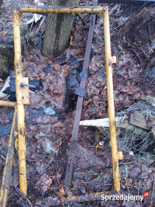 Furtka rama PRL 160 x 80 16m x 08m metalowa Łódź