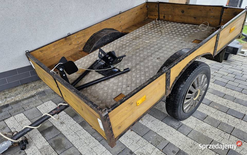Przyczepa Retro zarejestrowana uchwyt do motoru małopolskie Jerzmanowice
