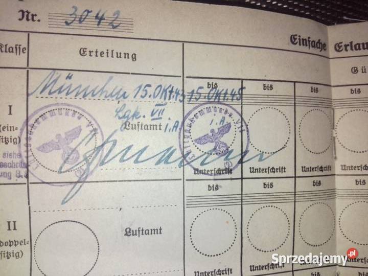 Stara licencja pilota Ostrowiec Świętokrzyski