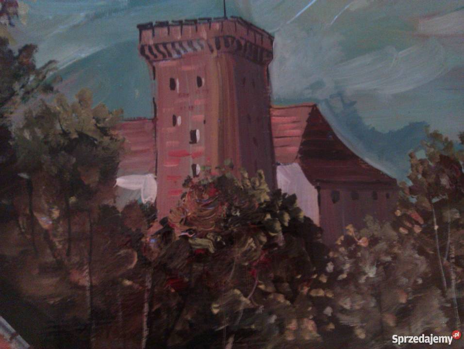 obraz olej EGerlach schody Zabrze