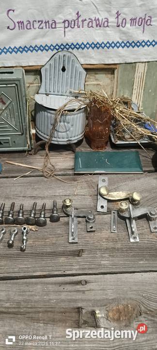 Stare okucia okienne Zabytkowa klamka okienna Sosnowiec