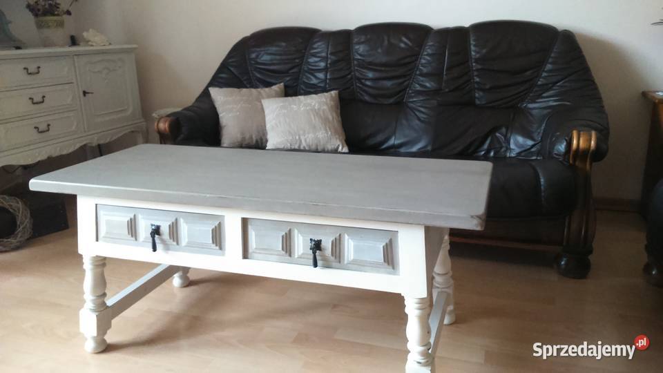 Stolik kawowy ława szafka RTV Shabby Chic Warszawa sprzedam
