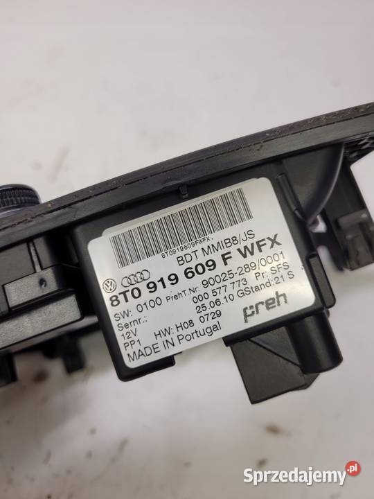 PANEL STEROWANIA MMI AUDI A4 B8 A5 Q5 8T0919609F osobowe Przystajń