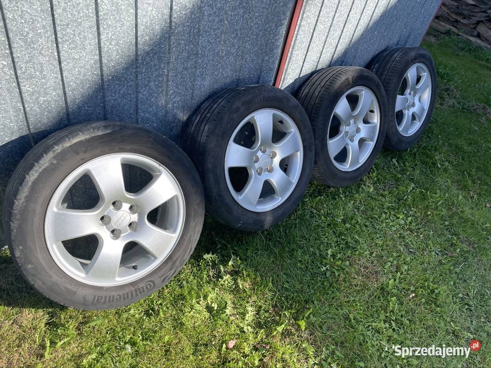 Koła aluminiowe alusy Audi 5x100 2055516 Średnica 16" Samochodowe Tomaszów Lubelski