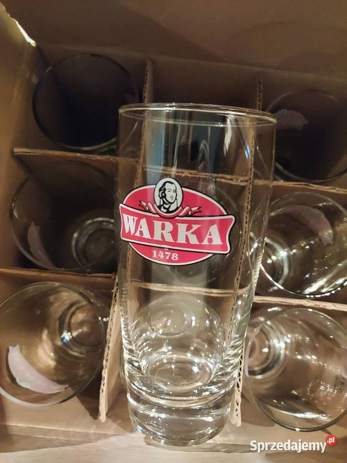 Szklanki do piwa 6 I 12 nowe Grójec sprzedam