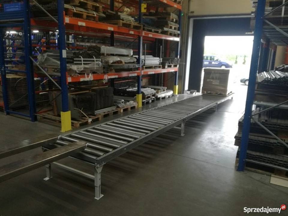 Przenośnik paletowy łoże rolkowe grawitacja