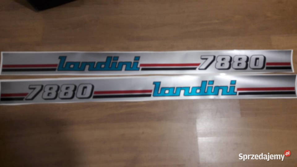 Naklejki na traktor Landini 7550 7880 8880 6550 Wola Wiewiecka