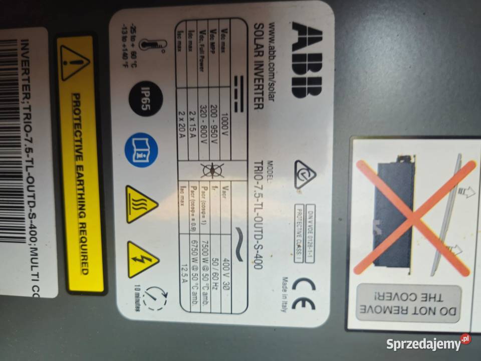 Falownik ABB Pozostałe Cudzynowice