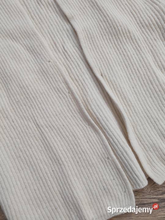 Kremowa wełniana kamizelka Vintage y2k Jasło