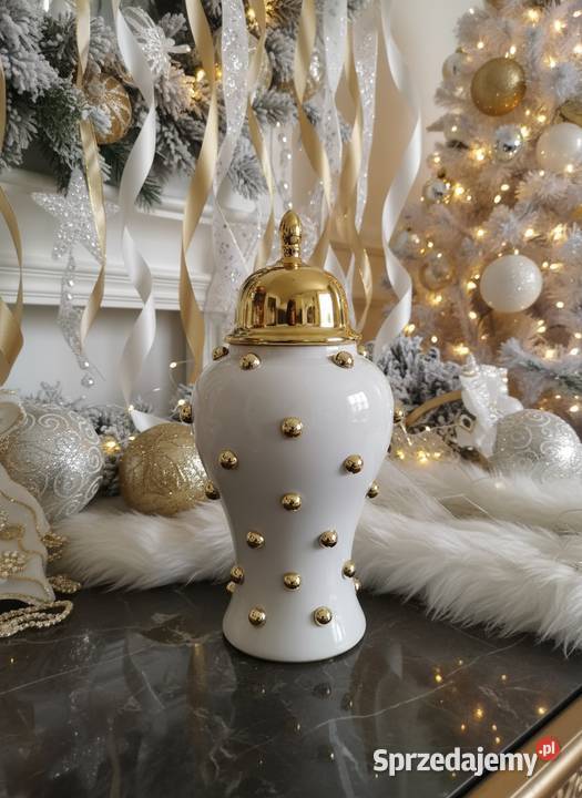 Luksusowe porcelanowe wazony biały Wrocław