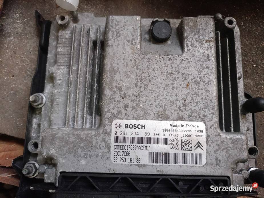 Komputer sterownik silnika 16HDi 0281034189 Słupca sprzedam