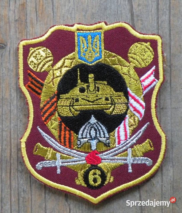 Naszywka Ukraina 6 brygada zmechanizowana Wrocław
