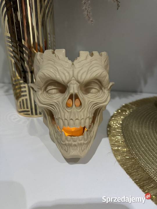 Dekoracja Halloween świecznik w kształcie mazowieckie Warszawa