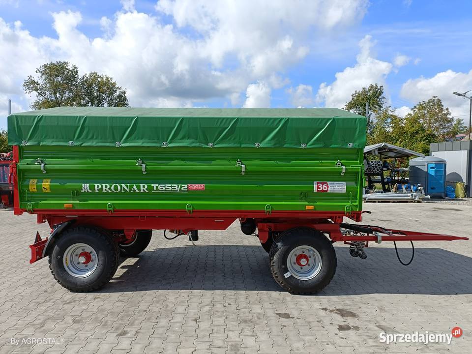 Przyczepa 6T dwuosiowa PRONAR T6532 PROMOCJA Tarnogród