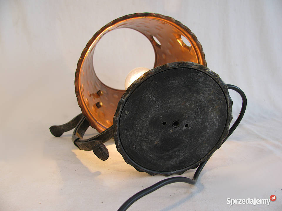 Stara stylowa lampka miedz Vintage sprzedam