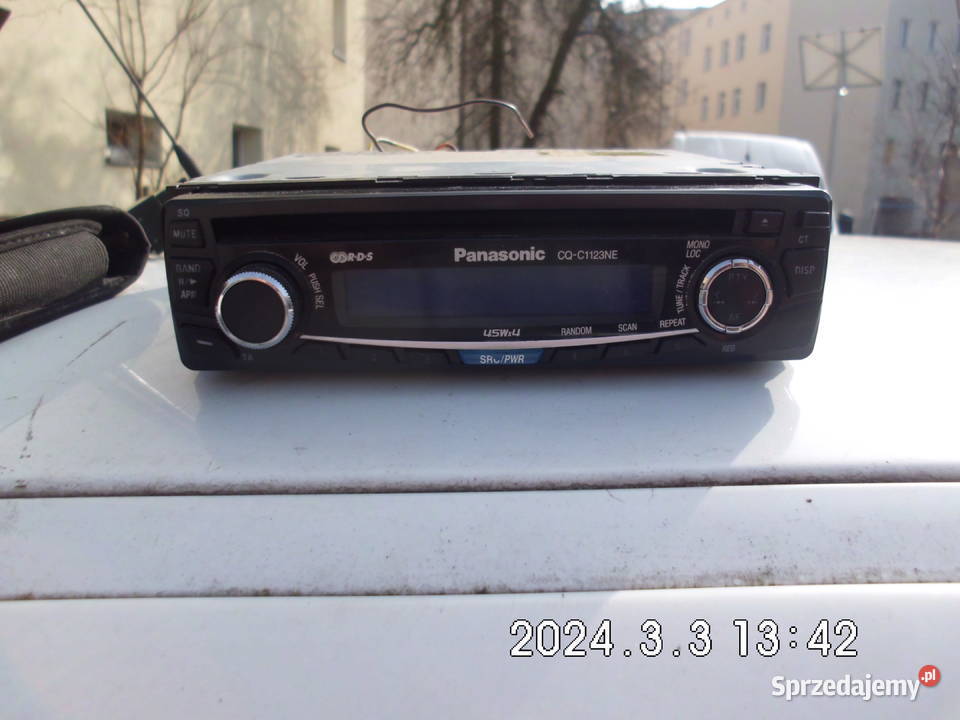 Panasonik radio samochodowe sprawne Szczecin sprzedam