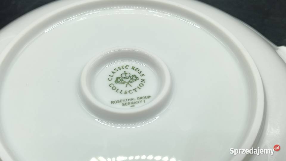 Maselniczka porcelana biała classic rose Germany Zamość sprzedam