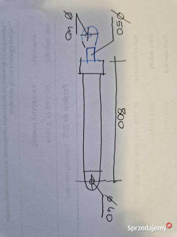Siłownik hydrauliczny Pozostałe Kalwaria Zebrzydowska sprzedam