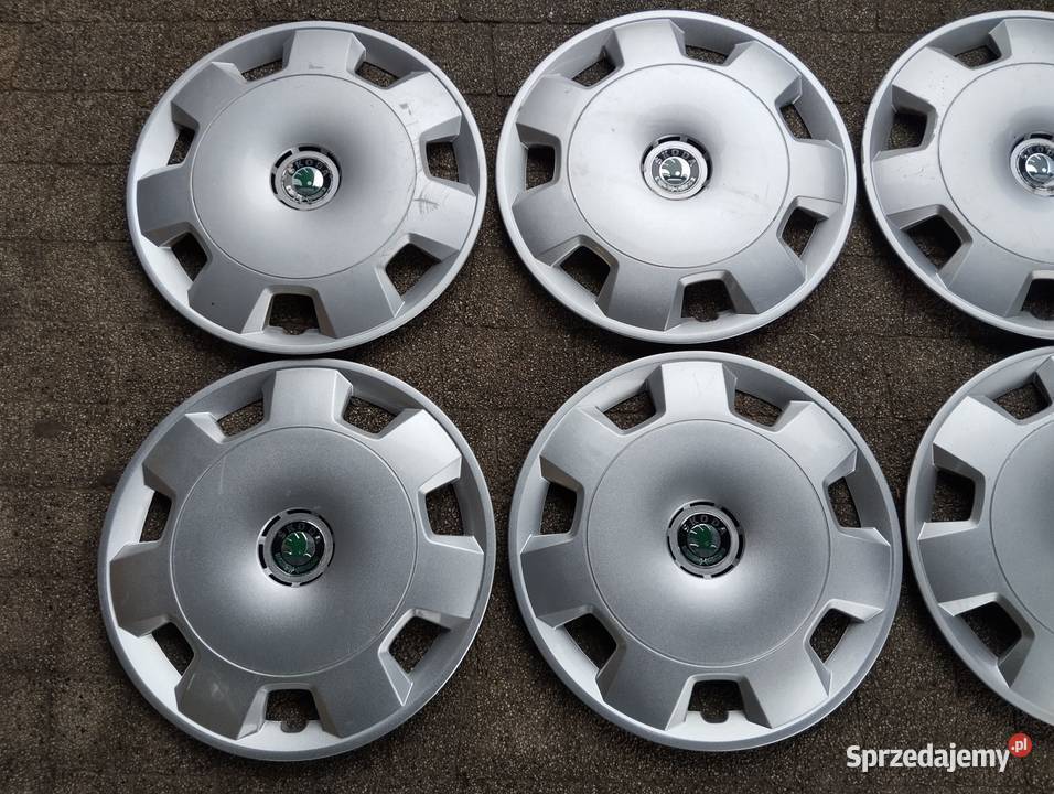 Kołpak Skoda 13 Fabia 6Y0601147C spinki sztukę Kamieniec