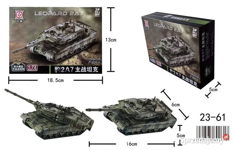 Model czołgu do złożenia Leopard 2A7 sprzedam