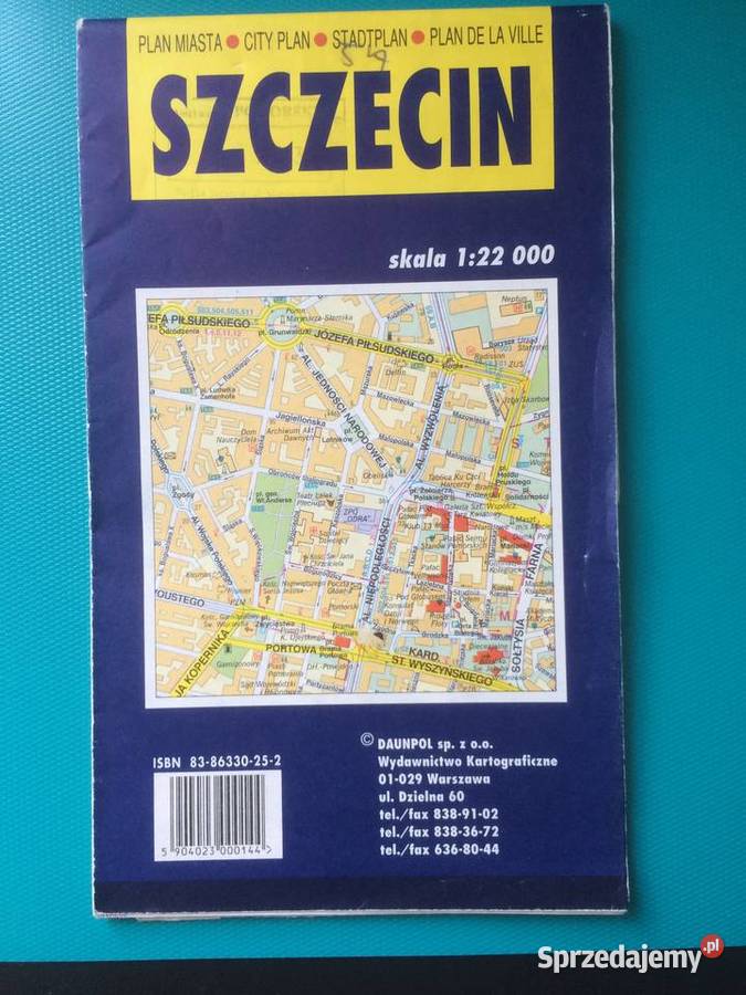 3346 Plan Miasta Szczecina zachodniopomorskie Szczecin
