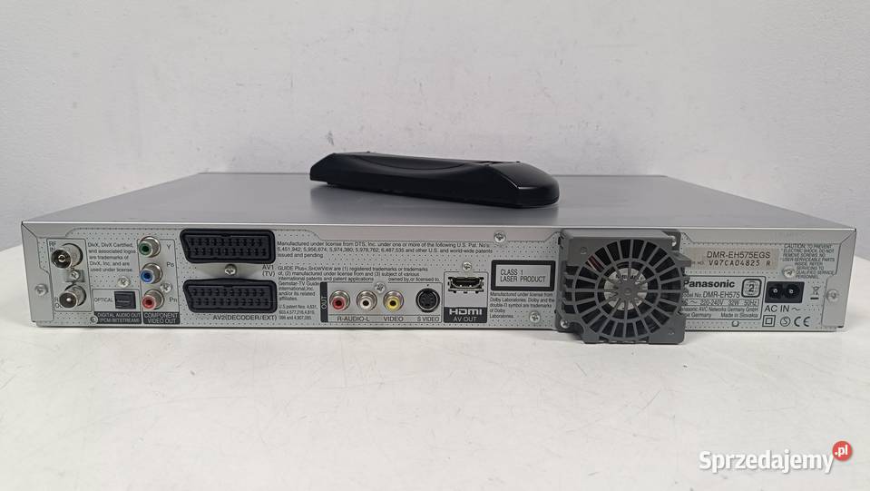 PANASONIC DMREH575 Nagrywarka z dyskiem i