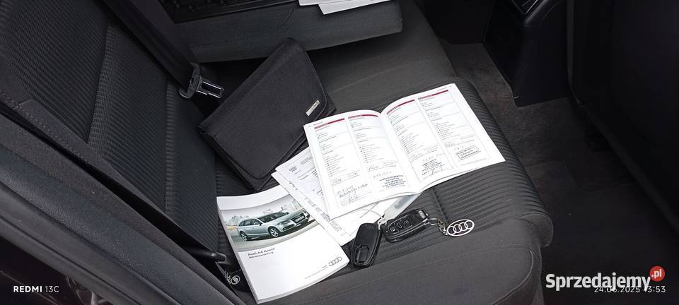 Audi A4 B8 Serwisowany sprowadzony w 2023r czarny Wałdowo Szlacheckie sprzedam