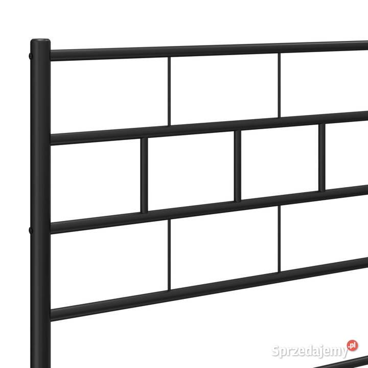 Metalowe wezgłowie czarne 160 WM355694 Warszawa
