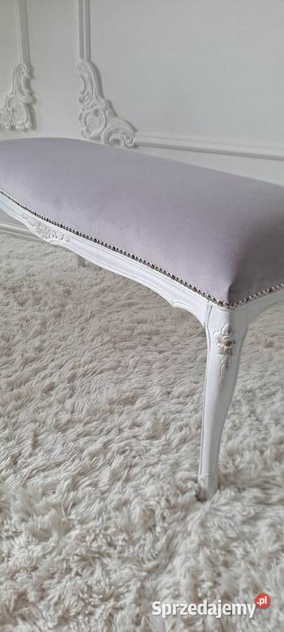 Stylowa pufa siedzisko ławeczka Ludwik gięte Szczecin