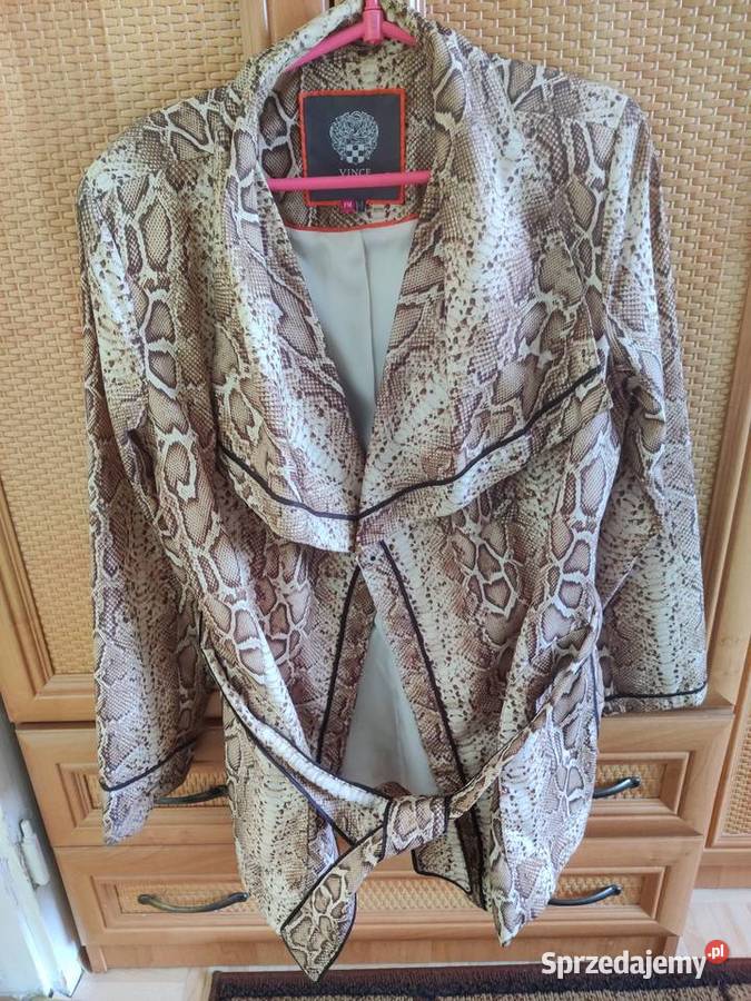 Kurtka płaszczyk letni Vince Camuto Panterka śląskie Myszków