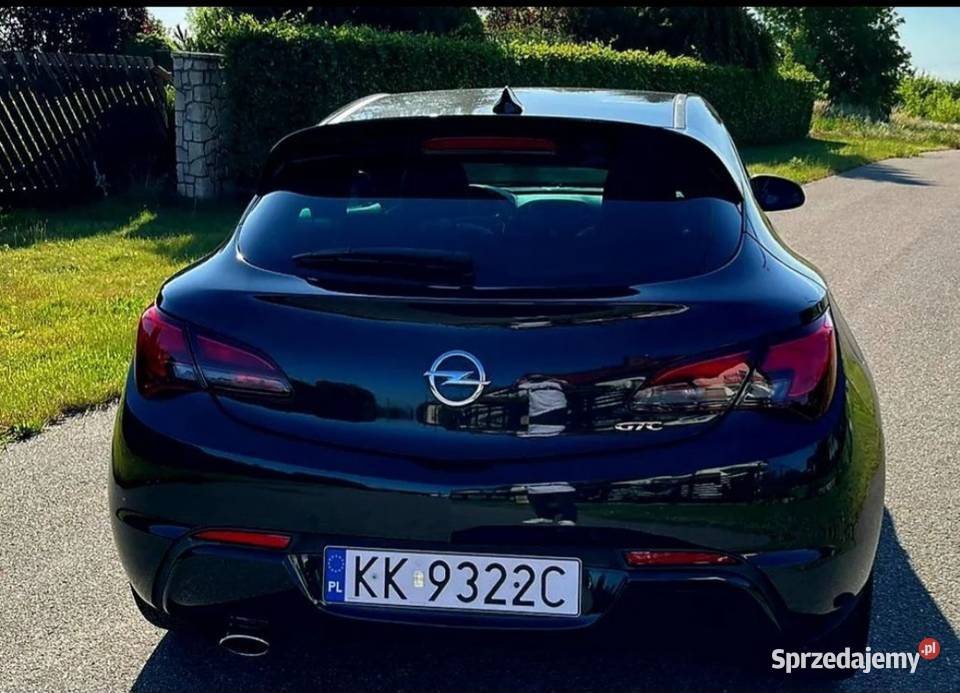 Opel Astra J Coupe IV GTC OPC 14 TURBO Benzyna małopolskie Kraków