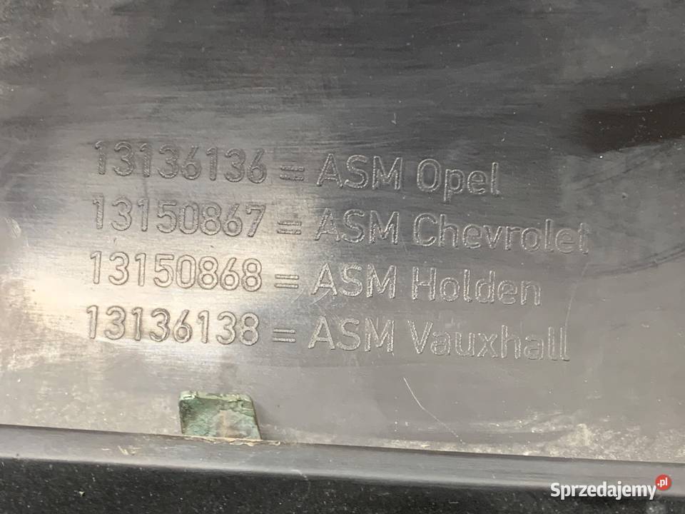 ATRAPA GRILL OPEL ZAFIRA B 0519 13136136 osobowe