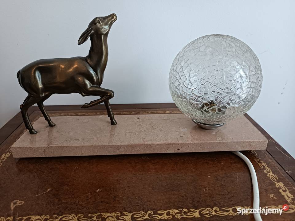 Lampa Art Deco marmur Budzyń sprzedam